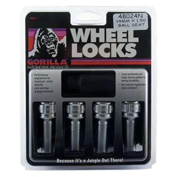 LUG BOLT LOCK BALL R14 14-1.50 CHR