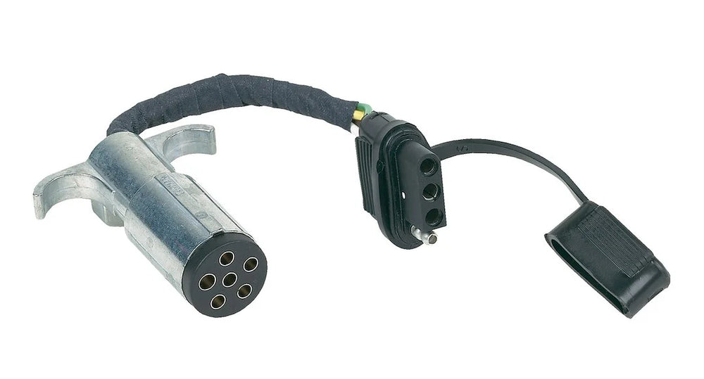 6 ROUND TO 4 FLAT (WITH FLEXIBLE WIRES) ADAPTER