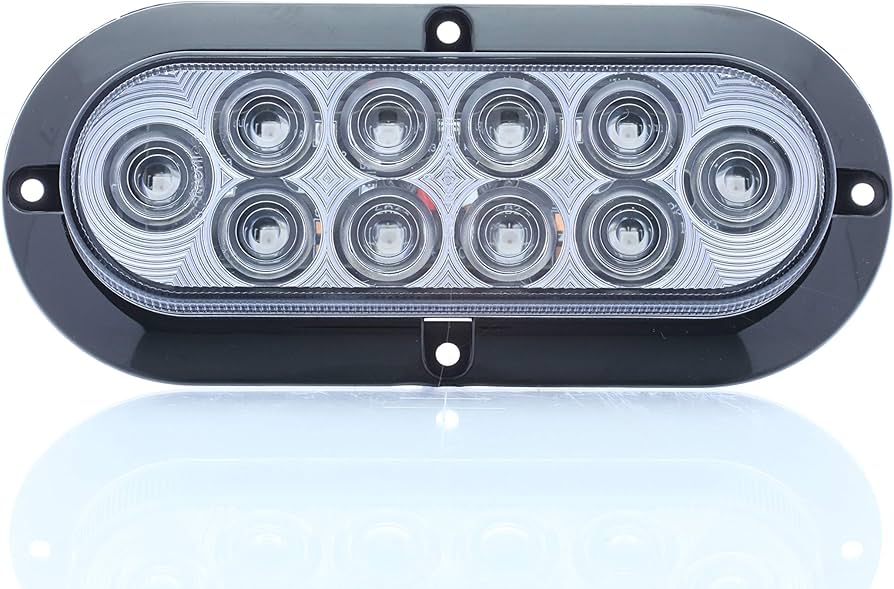 LED TAIL OVAL;SURFACE;PLUG;CLEAR; P