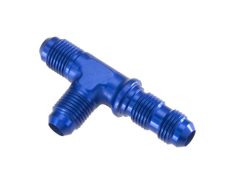 04 MALE AN/JIC BULKHEAD ADAPTER ON THE RUN BLUE