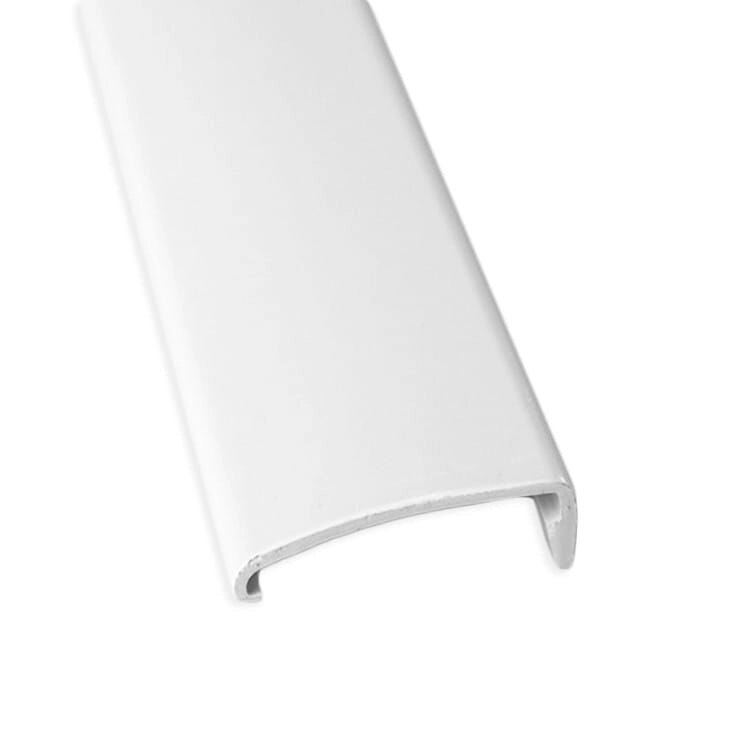 76IN SNAP TRIM SCREW COVER WHITE (CUT TO LENGTH NEEDED)