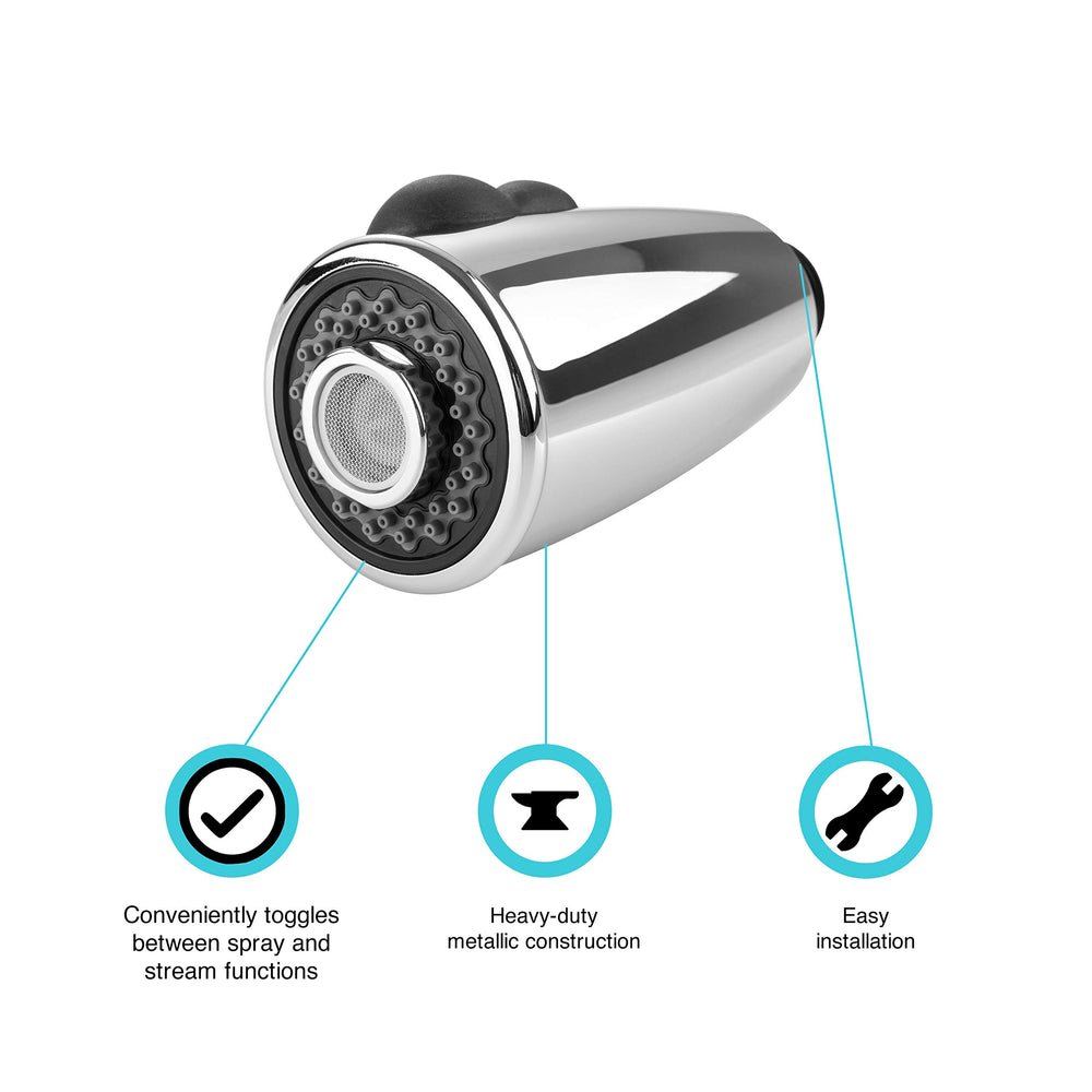 PULLOUT SPRAYER REPLACEMENT CHROME POLISHED