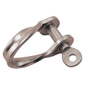 STAINLESS TWISTED SHACKLE 11/1 6" X