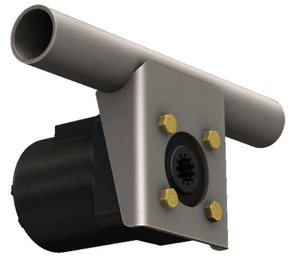 TUBE MOUNT ORBITAL HYDRAULIC STEERING VALVE MOUNT