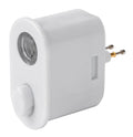 BLACK MOTION PORCH LIGHT W/INCANDES