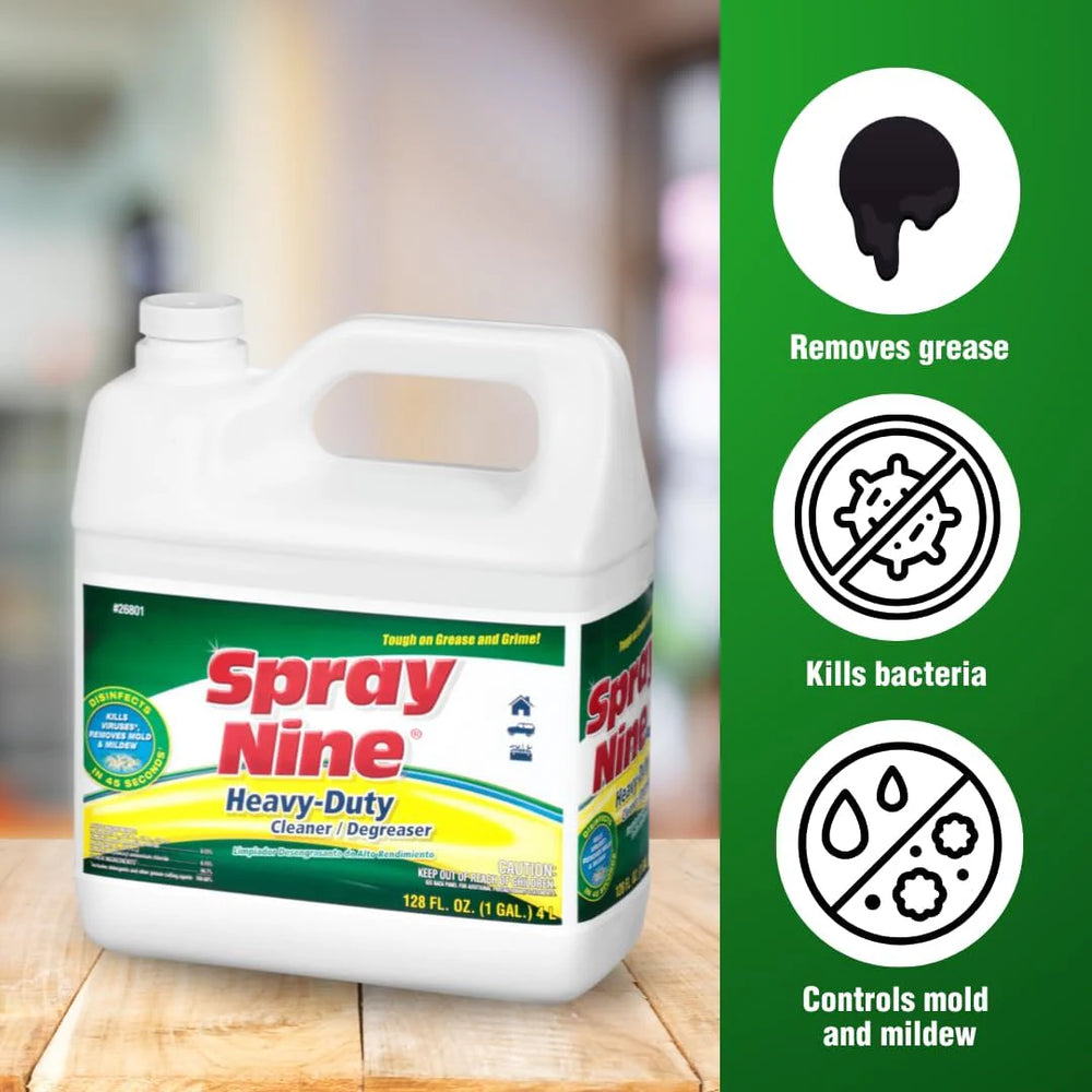 SPRAY NINE TOUGH TASK MULTIPURPOSE CLEANER & DISINFECTANT 1 GAL CAPPED BOTTL