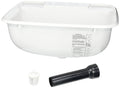 SINK 143/4 X 121/4 WHITE ABS LAVATORY W/STOPPER