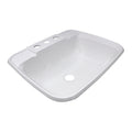 SINK 143/4 X 121/4 WHITE ABS LAVATORY W/STOPPER
