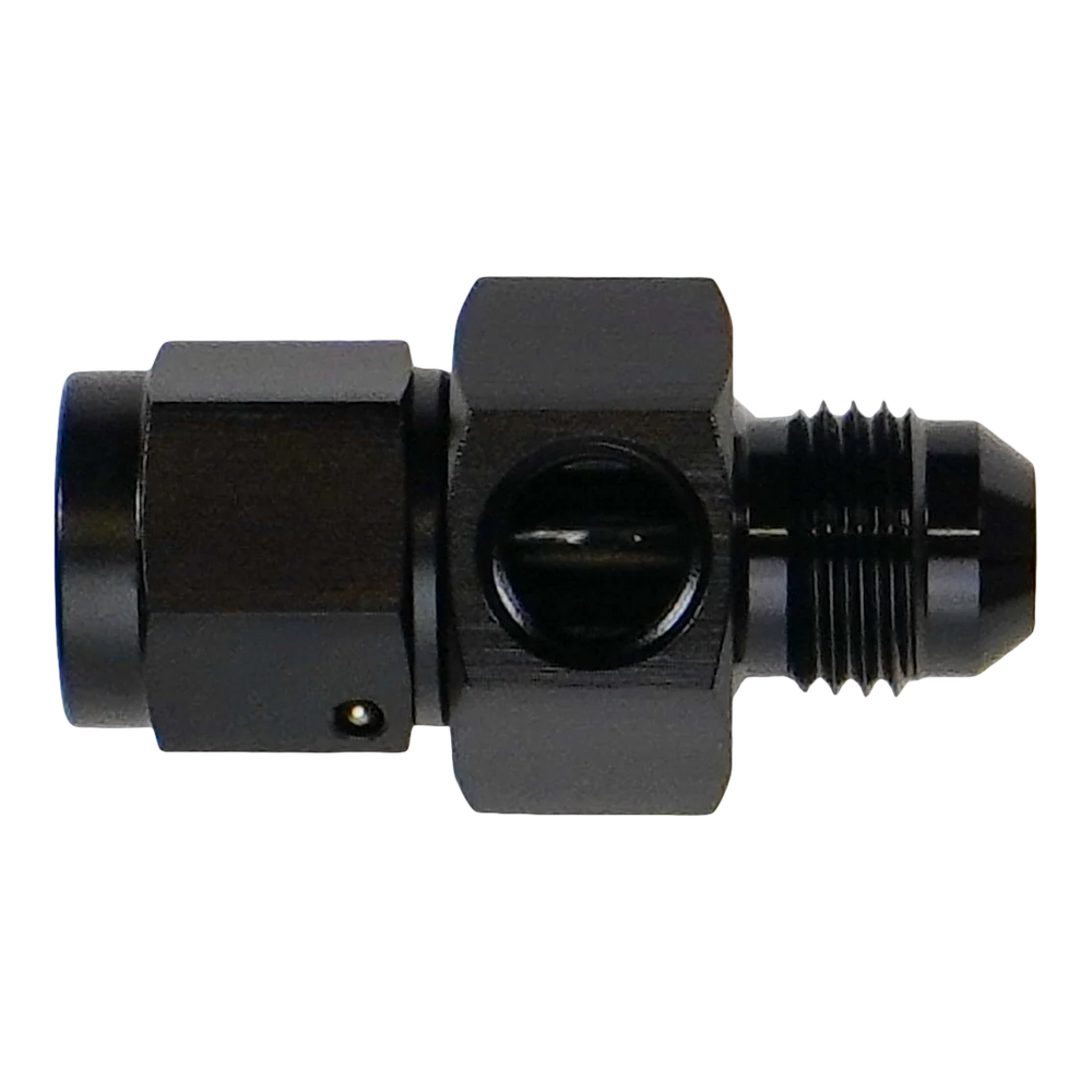 DeatschWerks 6AN Male Flare to Female Flare Swivel with 1/8th npt
