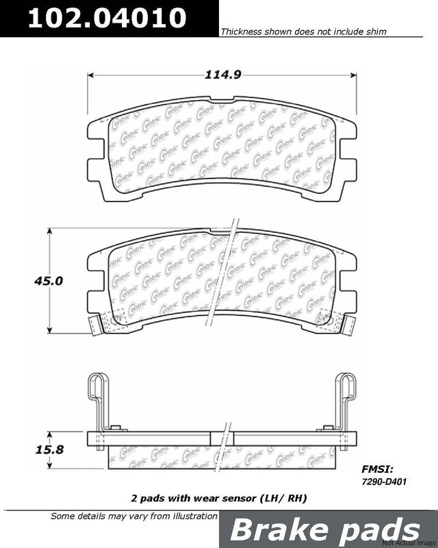 C-TEK Semi-Metallic Brake