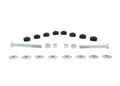 Sway bar - link 8 Bushings 2 Tubes 2 Bolts 8 Washers 2 Nuts Install Guide