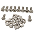 Yuasa 12mm Nut & Bolt Set for YTX20L/YTX24HL - 5 Pack