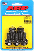 ARP M12 x 1.75 x 25 hex black oxide bolts