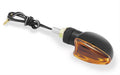 BikeMaster Ministalk Marker Light V-Shape - Black/Amber