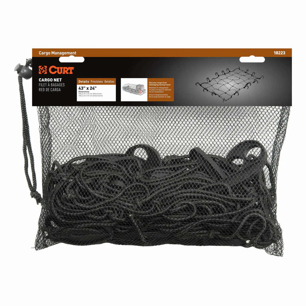 43IN X 24IN ELASTIC CARGO NET FOR HITCH CARRIER