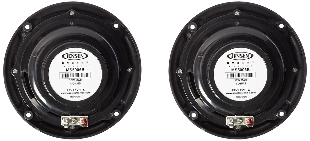 5IN MARINE SPEAKERS BLACK