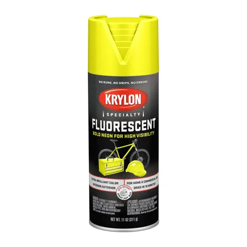 KRYLON FLUORESCENT PAINTS LEMON YELLOW