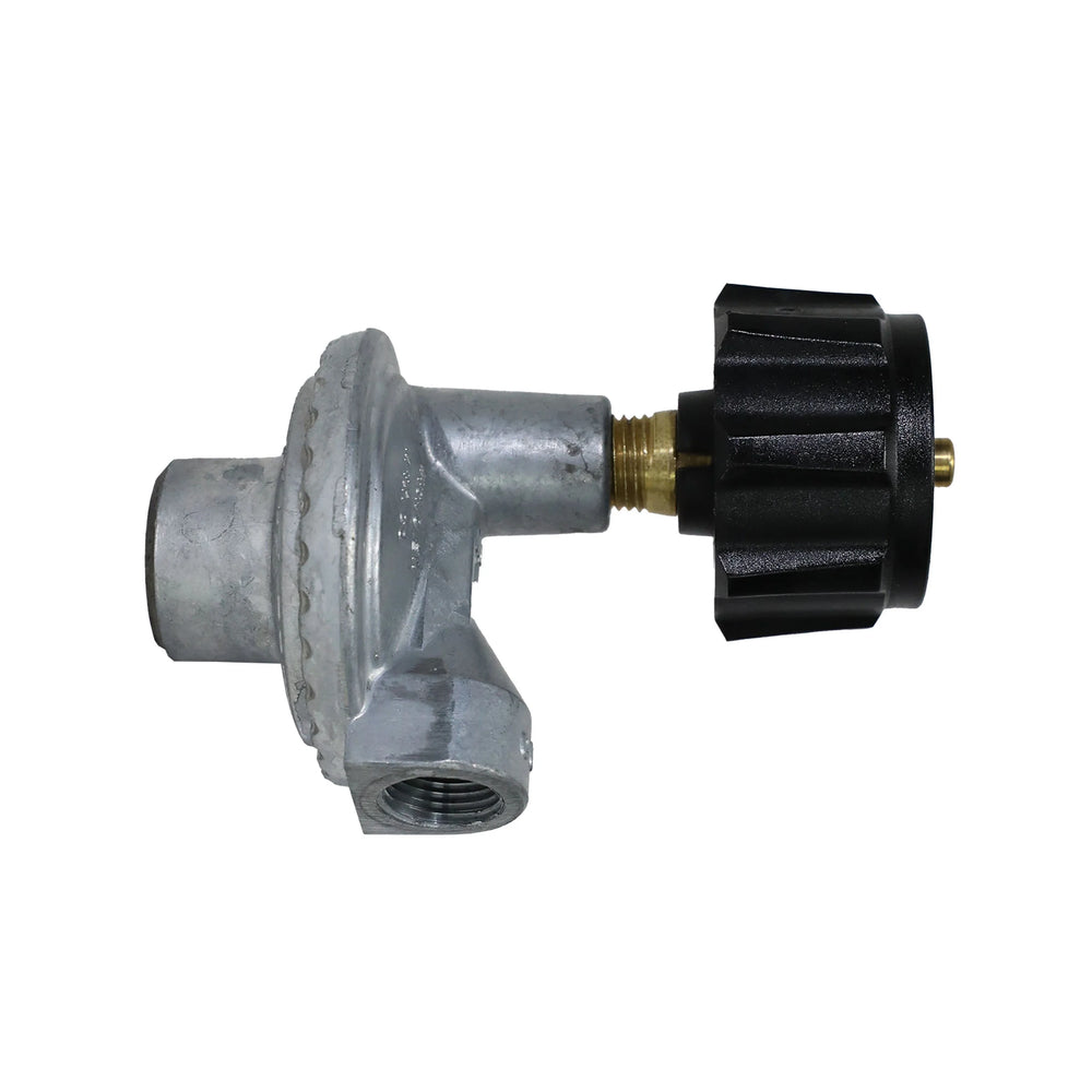 MR. HEATER 90 LOW PRESSURE REGULATOR WITH APPLIANCE END FITTING AND ACME NUT