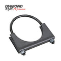 Diamond Eye CLAMP 3-1/2in 3/8in U-BOLT 11 GAUGE SADDLE ZINC-COATED HEAVY DUTY
