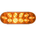 6' OVAL 10 LED TAIL;MALE WTHER PLUG