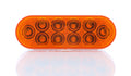 6' OVAL 10 LED TAIL;MALE WTHER PLUG