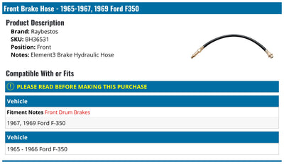 HYDRAULIC BRAKE HOSE