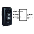 SINGLE SLIDEOUT SWITCH ASSEMBLY W/BEZEL BLACK