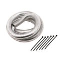 OBS SPLIT LOOM 4' x 3/4"CHROME