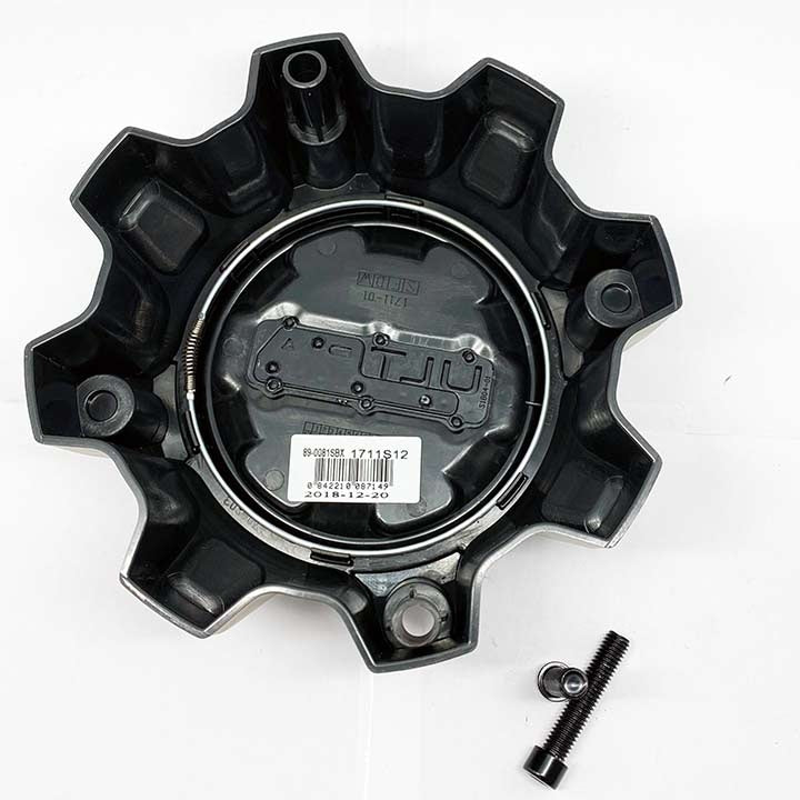 SATIN BLACK BOLT-ON CLOSED LONG CAP