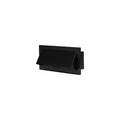 EXTERIOR WALL VENT POLYSTYRENE 5/8IN COLLAR BLACK