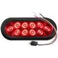 LED TAIL LIGHT KIT W/PLUG/GROM;RED