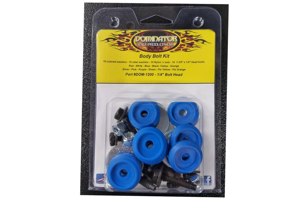 DOMINATOR RACING PRODUCTS blue hardware kit
