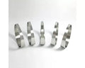 Stainless Bros 2.25.0in x 1D/2.25in CLR Tight Radius 16 Gauge Pie Cut - 5pk