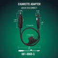 Battery Tender Cigarette Plug Adapter Accessory Cable