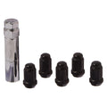 SD LOCK ACORN 12-1.50 BLK 5PK BAG