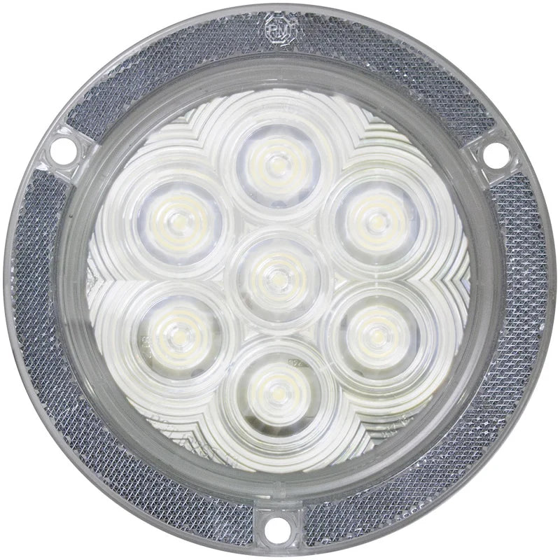 LED B/U LGT RND W/RFLX FLNG MOUNT 4