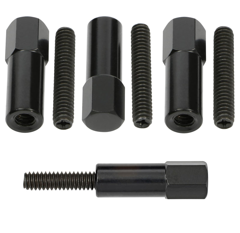 13/8IN TALL STEEL HEXSTYLE VALVE COVER STUDS 1/420 THREAD BLACK