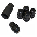 GORILLA LOCK ACORN 1/2 BLK 5PK