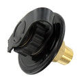 WATER INLET 23/4IN PLASTIC FLANGE BLACK LEADFREE BULK