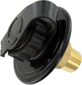 WATER INLET 23/4IN PLASTIC FLANGE BLACK LEADFREE BULK