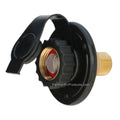 WATER INLET 23/4IN PLASTIC FLANGE BLACK LEADFREE BULK