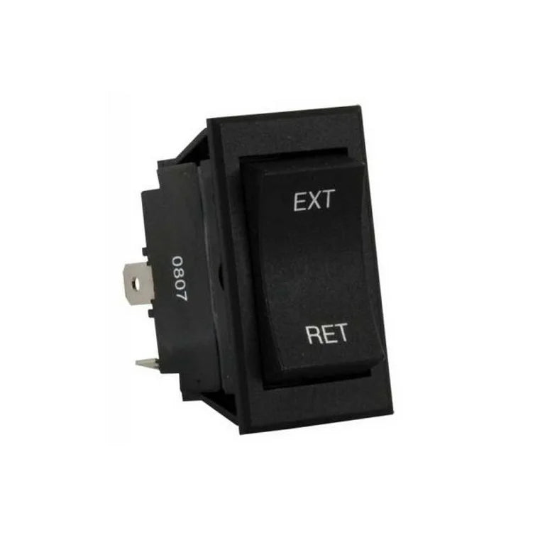 12V 5TH WHEEL & TONGUE JACK SWITCH BLACK