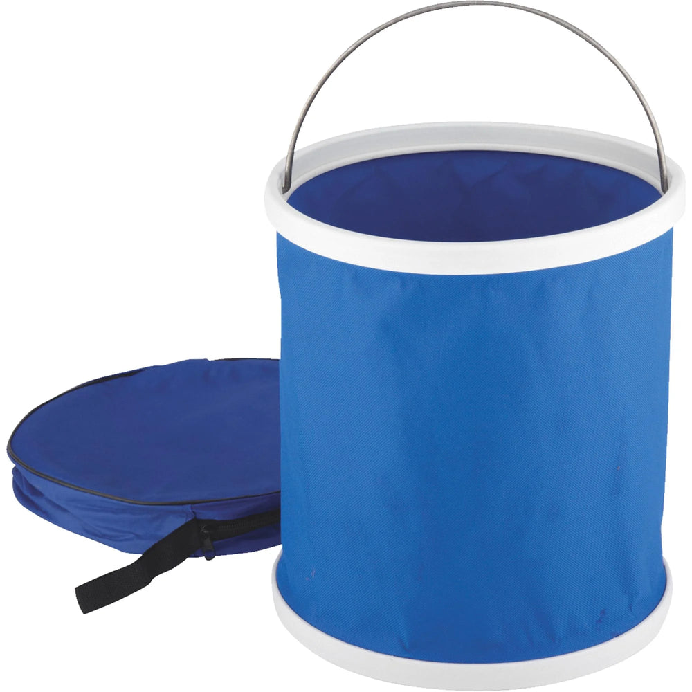 COLLAPSIBLE BUCKET BLUE & WHITE
