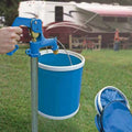 COLLAPSIBLE BUCKET BLUE & WHITE