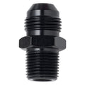 Fragola -3AN x 3/8 NPT Straight Adapter - Black
