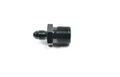 Fragola -3AN x 3/8 NPT Straight Adapter - Black