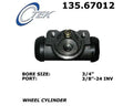 C-TEK STANDARD WHEEL CYLINDER