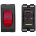 ILLUMINATED ON/OFF SWITCH RED/BLACK 3/BAG