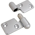 CHROME BRASS TAKE-APART HINGE LEFT