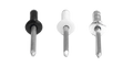 Sm Hd Rivet Black Multi -grip 100pk